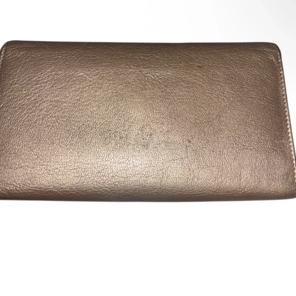 Chanel Metallic Goatskin Large Flap Wallet
